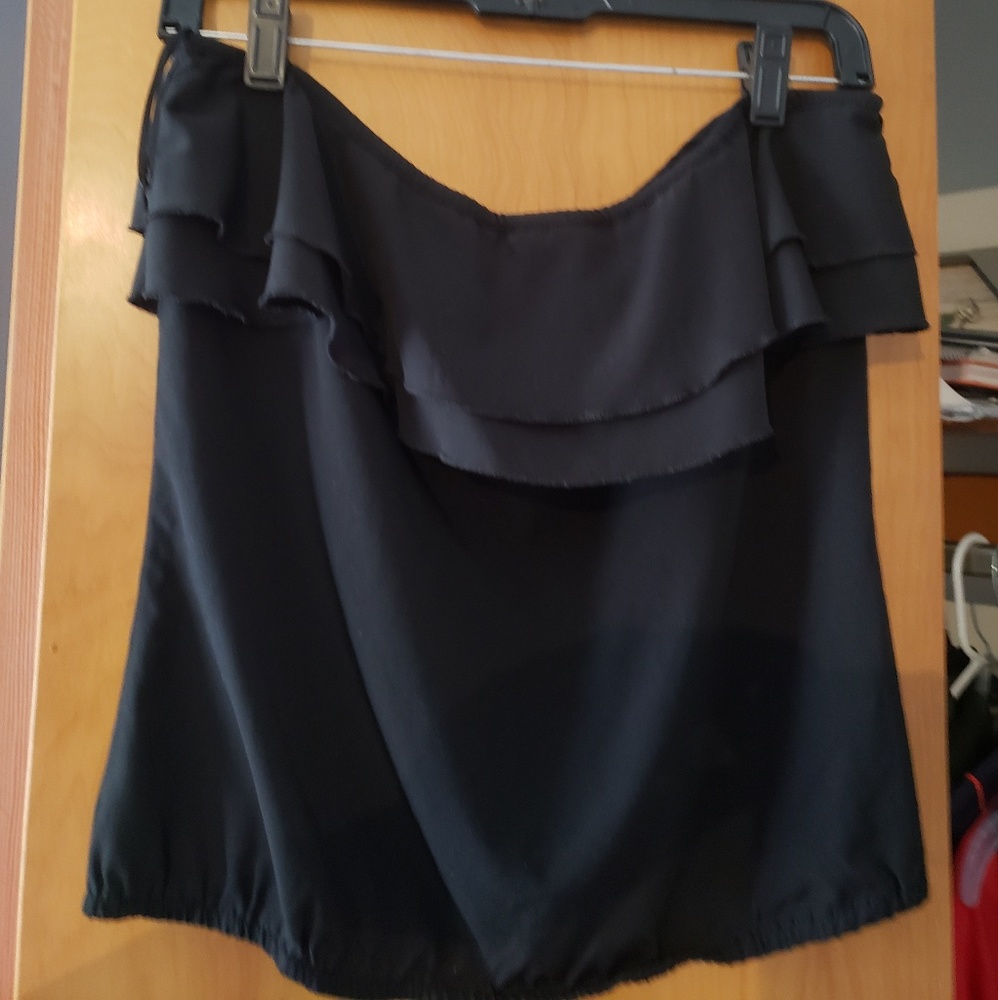 Strapless crop top